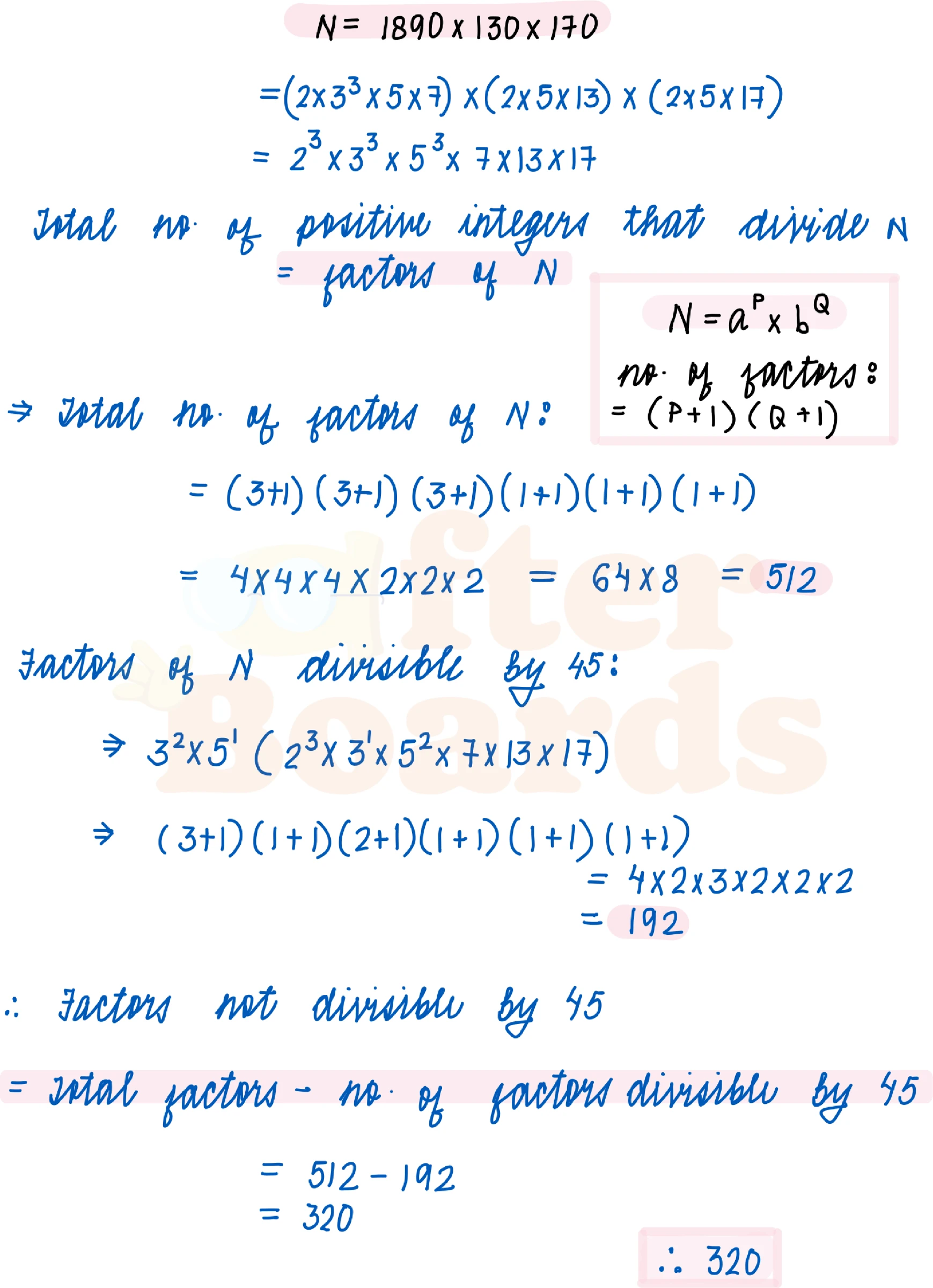 Solution figure for IPMAT Indore 2021 SA question 1 (Number System)